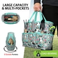 thumbnail image 2 of Garden Tool Bag,Corgi Dog and Flowers Garden Tool Organizer,Garden Gifts,Waterproof Multi-Pocket Garden Tool Storage 11.8x5.5x11.4 Inch(Tools NOT Included), 2 of 6