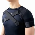 thumbnail image 3 of Adjustable Shoulder Support Strap Double Bandage Cross Compression Shoulder Brace Protector Strap Posture Correction Bandage, 3 of 7