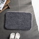 thumbnail image 1 of Granjero Gordo Felpa antideslizante, lavable a máquina y seca, accesorio de baño, alfombra decorativa para el suelo, gris oscuro H, 16 x 24 pulgadas, 1 of 5