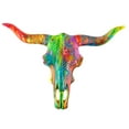 thumbnail image 2 of Dean Russo Collection 14x12 White Modern Wood Framed Museum Art Print Titled - Longhorn, 2 of 4