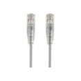 thumbnail image 1 of Monoprice SlimRun - Patch cable - RJ-45 (M) to RJ-45 (M) - 6 in - UTP - CAT 6a - snagless, stranded - gray (pack of 10), 1 of 2