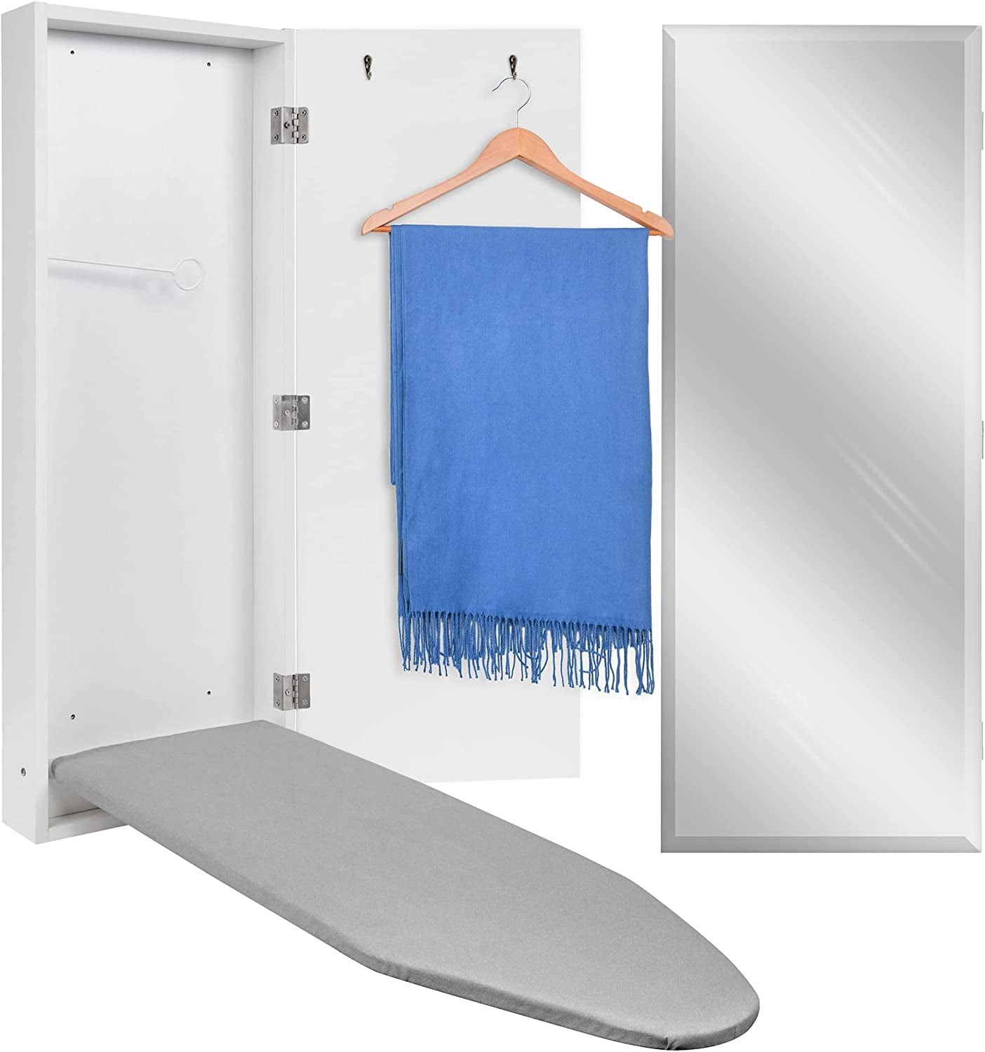 Ivation WallMounted Ironing Board, Iron Board Door and