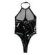 thumbnail image 2 of Lencería sexy Mono de baile de cuero sintético Body de motocicleta, sin cadena, M Jumpingount XX000053-03, 2 of 7