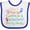 White and Royal, variant on Inktastic Ham Radio Operator Like Daddy Boys or Girls Baby Bib