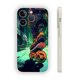 thumbnail image 1 of Destaca del resto con esta funda para iPhone plateada mate con estampado gráfico colorido, 1 of 4