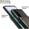 thumbnail image 3 of for Galaxy S20 Case Wallet Credit Card Holder 4-Card Slot Hidden Flip Back Pocket Dual Layer Hybrid Rugged Rubber Bumper Armor Protective Hard Shell Cover for Samsung Galaxy S20 6.2 Gun Metal, 3 of 6