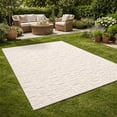 thumbnail image 5 of 11x13 White Tufted Area Rug – Geometric Rectangle Carpet for Hallway & Bedroom | Soft Non-Slip Accent Rug, 11 x 13 ft, 5 of 8