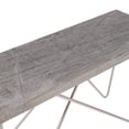 thumbnail image 3 of Chic Design Beige & Silver 46" Console Table with Hairpin Legs, 3 of 6