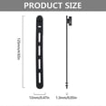 thumbnail image 3 of 5Pcs Silicone Cable Ties Cord Wrap Reusable Wraps for Electrical Organizers), 3 of 5