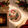 thumbnail image 7 of 2D Flat Acrylic Christmas Hanging Sign 7.87in, Merry Xmas Ornament for Wall Door and Holiday Tree Indoor Mantel Home Decor., 7 of 7