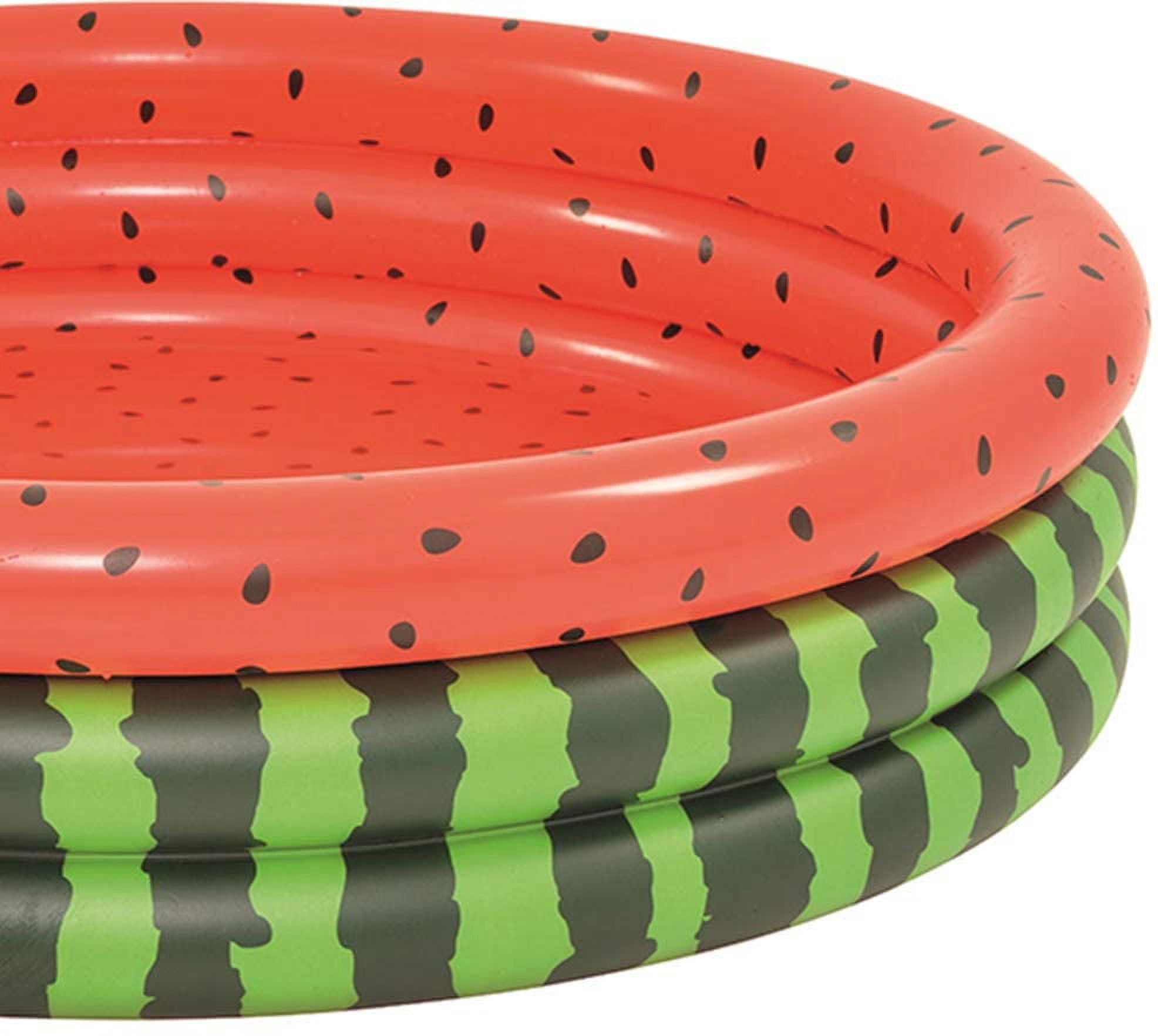 Inflatable Pools for Pool Parties for Little Kids, Boys & Girls with Various Size & Colors Summer Fun & Ball Pool by The Season Toys – Watermelon – 47in