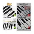 thumbnail image 4 of Detachable Piano Keyboard Note Label, 88 Keys Piano Note Guide And Piano Key Guide, (color), 4 of 4