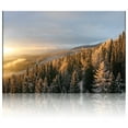 thumbnail image 2 of wall26 - Winter Forest Snow - Canvas Art Home Art - 16x24 inches, 2 of 5