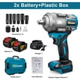thumbnail image 1 of 2000N.M Brushless Cordless Impact Wrench 1/2 Inch Electric Screwdriver Power Tool 18V, 1 of 7