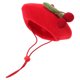 thumbnail image 1 of unbranded Gorro De Fieltro Para Mascotas Con De Cereza Para Perros Y Pequeños, 1 of 7