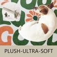 thumbnail image 3 of SHIYUE You Look Good Bath Mat Cute Funny Flower Bathroom Rug, Soft Absorbent Water Non Slip, Superior Washable Microfiber Cool Shower Preppy Decor Rug (Green Orange 21"x25"), 3 of 8