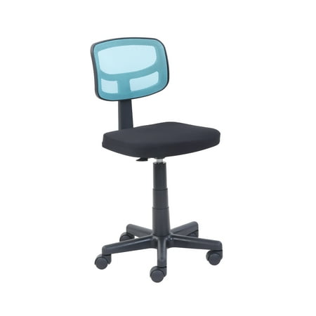 Mainstays Mesh Task Chair with Plush Padded Seat, Teal