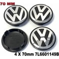 thumbnail image 4 of 4 Uds Tapacubos Genuinos Cromados Y 70MM para Beetle Passat, 4 of 7