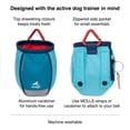 thumbnail image 4 of Kurgo Go Stuff It Dog Training Treat Bag, Hands-Free, Reflective, MOLLE-Compatible, Coastal Blue, 4 of 6