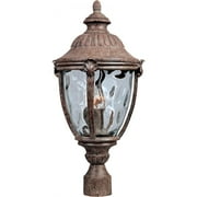 Maxim Morrow Bay DC Three Light 24-Inch Outdoor Post Light - Earth Tone - 3181WGET