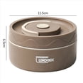 thumbnail image 2 of 2X Contenedor de Almuerzo Caliente para Alimentos,Contenedor de Almuerzo TéRmico de Acero Inoxidable Caja Bento TéRmica PortáTil Contenedor de Alimentos MarróN A, 2 of 2