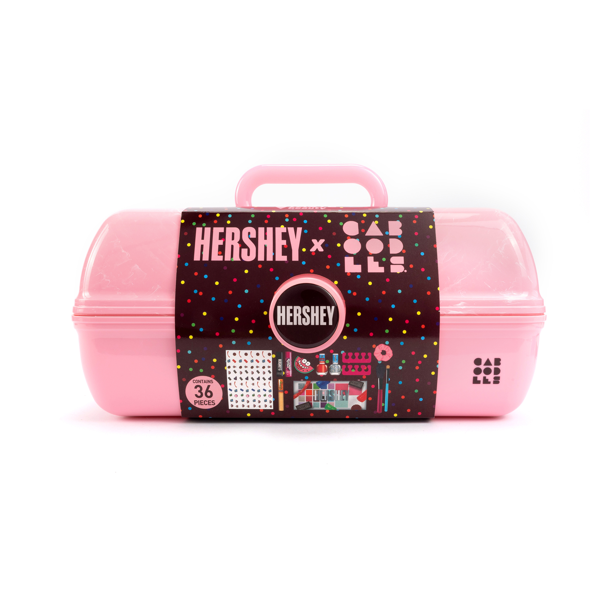 Caboodles x Taste Beauty x Hershey's On The Go Girl Cosmetic case with 13 piece cosmetic set - image 2 of 6