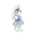 thumbnail image 4 of Conejo De Peluche Suave Con Vestido Azul Rabbit Bunny, 4 of 5