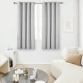 thumbnail image 6 of Deconovo Thermal Insulated Blackout Curtains 63 inch Length Set of 2, Grommet 100% Light Blocking Linen Curtains for Bedroom (Light Gray, 52 x 63 inch, 2 Panels), 6 of 9