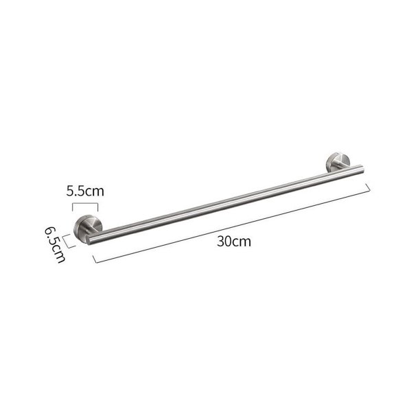 Toallero de acero inoxidable, barra para toallas, gancho para baño, toallero negro, aro para toallas de baño