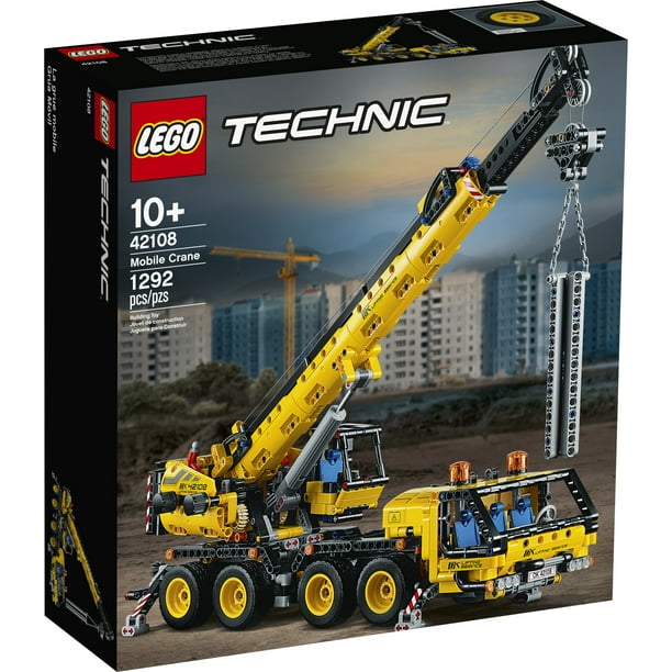 LEGO Technic Mobile Crane 42108 Construction Toy Building (1,292 pieces) - Walmart.com
