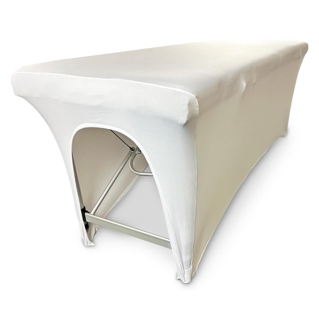 Cubierta para Cama Spa TopBuy Blanca para Mesa de Extensión de Pestañas