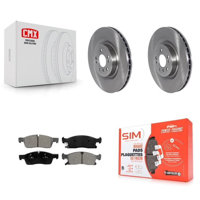 Transit Auto Front Disc Brake Rotors and Semi-Metallic Pads Kit for Car Mercedes-Benz ML350 GLE400 GLE350 ML400 ML250 GLE300d GLE350d K8S-103589