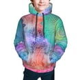 thumbnail image 5 of Kll Unisex Kids Boys Girls Hooded Pocket Pullover Hoodies-Vintage Mandala, 5 of 9