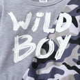 thumbnail image 4 of Lovebay Toddler Kid Little Boys Camo Print Pullover Jogger with Pocket Outfits, 4 of 10