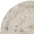 thumbnail image 4 of SAFAVIEH Marquee Georgiana Floral Area Rug, Beige/Ivory, 6' x 6' Round, 4 of 6