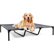 HACHIKITTY Elevated Dog Bed Raised Pet Bed Waterproof Outdoor Large 48"×36"