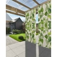 thumbnail image 3 of nqOlkjepod Outdoor Curtains for Patio Waterproof, Botanical Leaves Outdoor Privacy Panels Grommet, Spring Retro Watercolor Pastoral Blackout Outside Curtains for Porch/Cabana 54"x84", 1 Panel, 3 of 8