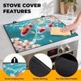 thumbnail image 2 of Fish Stove Top Cover for Home Decoration Kitchen Pad Non-Stick Washable Cooktop Covers Countertop Protector Keep Stove Clean 28"x20", 2 of 7
