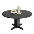 thumbnail image 1 of QinaQin 47-Inch Round Dining Table, Seats 4, Farmhouse Style Wooden Kitchen Table, Round Table for Kitchen, Living Room, Dining Room (Chairs Not Included), 1 of 8