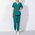 thumbnail image 2 of Samickarr Nursing Uniforms Scrubs Sets For Woman And Man Clearance Plus Size Working Uniform With Pocket Scrubs Medical Uniform Scrubs Top And Pants, 2 of 6
