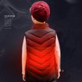 thumbnail image 6 of Hwmodou Girls Heated Jackets,4-14Y,Unisex Down Vest Kids Winter Warm Smart Heating Vest Jacket Outwear [Battery Not Included], 6 of 6