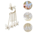 thumbnail image 3 of FOLOYORI 1Pack Dangling Earrings For Women Bridal Earrings For Wedding Classic Style Artificial Crystal 18.3X2.4X0.4In, 3 of 8