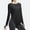 Black, variant on Abtuhar Women Long Sleeve Tops Solid Round Neck Regular Hem Soft Fabric Fall Shirts