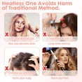thumbnail image 3 of No Heat Hair Curling Kit for Long Hair Heatless Hair Curler with Hair Bands Clips, 3 of 7