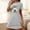 Gray, variant on Cxenplz Women's Nightgown Sleepwear Soft Casual Sleepshirt Short Sleeve Halloween Printed Nightshirt Cute Lounge Pajama T Shirt Dress on Clearance