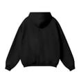 thumbnail image 4 of Styesk Mens Shirts Men's Leisure Hooded Sweatshirt Solid Color Shoulder Sleeves Long Sleeved, 4 of 8