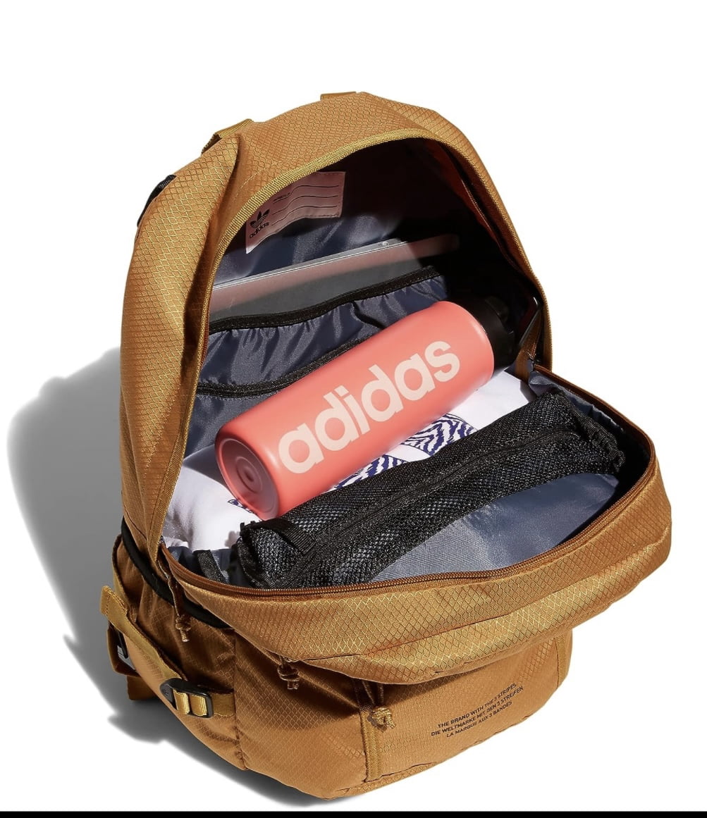 adidas Originals Puffer Backpack, Magic Beige, One Size  display picture 1