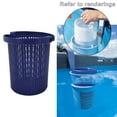 thumbnail image 3 of DOLITY Strainer Basket Pool Supplies Professional Blue Round Fine Mesh Plastic Cleaning D, 3 of 9