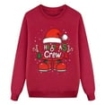 thumbnail image 4 of 2026 Christmas Matching Family Sweatshirts Xmas Funny Graphic Long Sleeve Holiday Pullover Tops Mommy Daddy And Me Festival Outfits, 4 of 4
