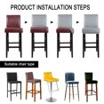 thumbnail image 6 of PiccoCasa Waterproof Bar Stool Covers for Counter Height Side Chair Covers Grey 4, 6 of 7